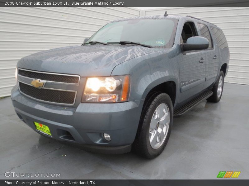 Blue Granite Metallic / Ebony 2008 Chevrolet Suburban 1500 LT