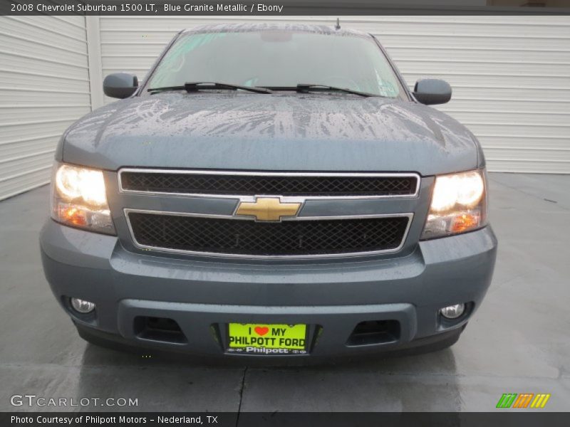 Blue Granite Metallic / Ebony 2008 Chevrolet Suburban 1500 LT