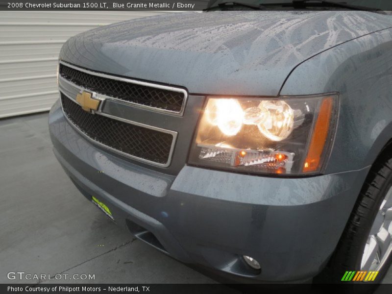 Blue Granite Metallic / Ebony 2008 Chevrolet Suburban 1500 LT