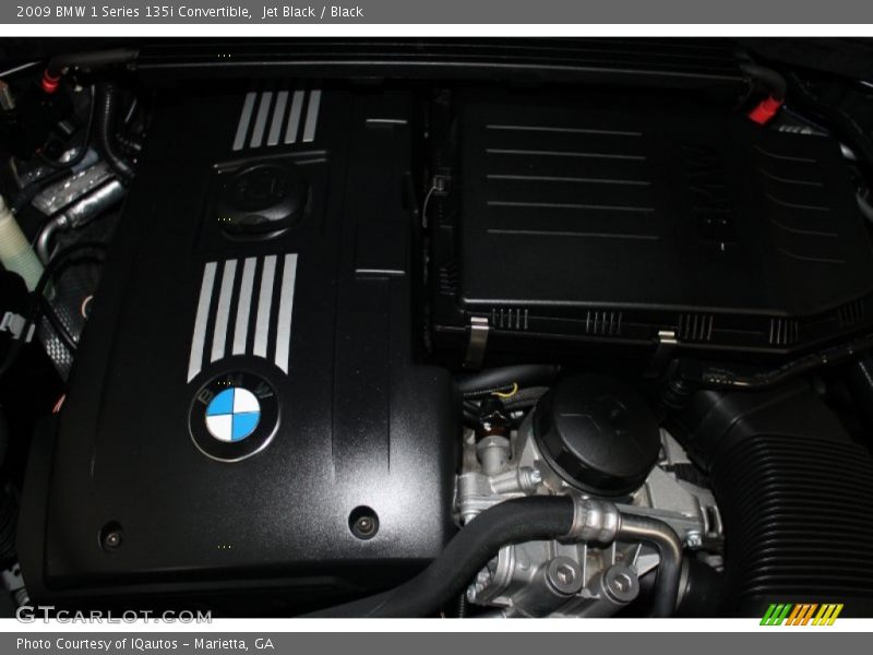 Jet Black / Black 2009 BMW 1 Series 135i Convertible