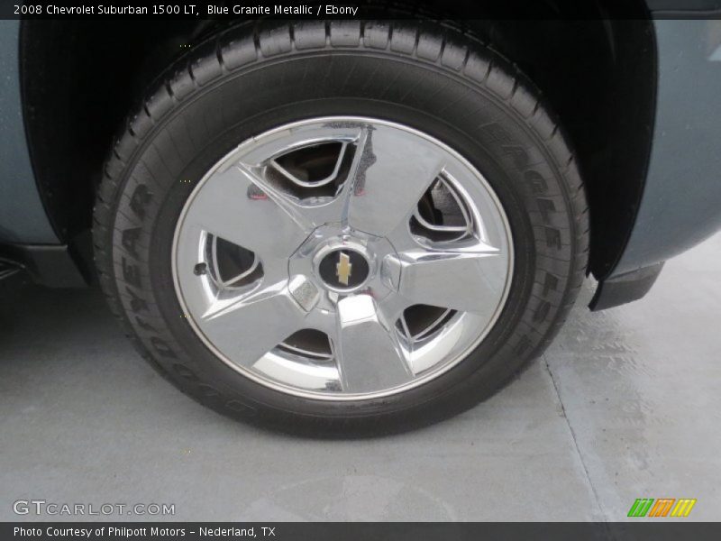 Blue Granite Metallic / Ebony 2008 Chevrolet Suburban 1500 LT