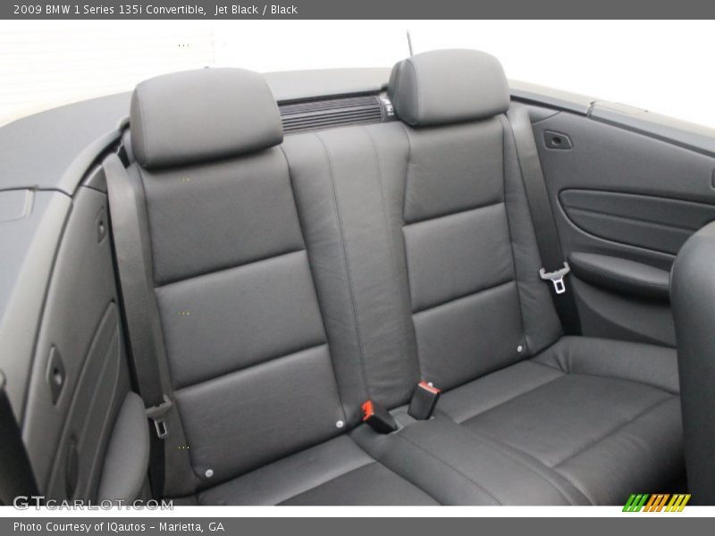 Rear Seat of 2009 1 Series 135i Convertible
