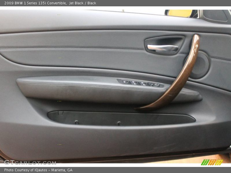 Jet Black / Black 2009 BMW 1 Series 135i Convertible