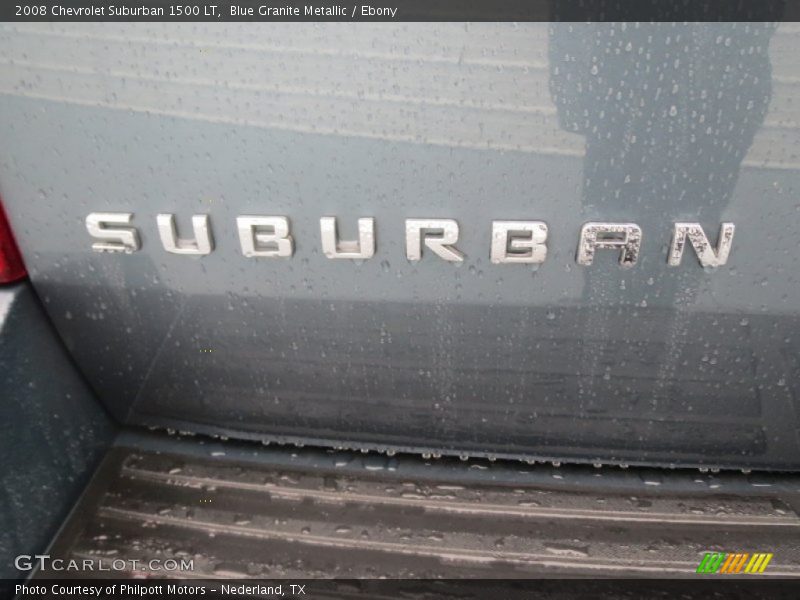 Blue Granite Metallic / Ebony 2008 Chevrolet Suburban 1500 LT