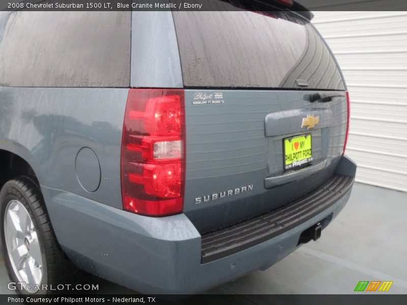 Blue Granite Metallic / Ebony 2008 Chevrolet Suburban 1500 LT