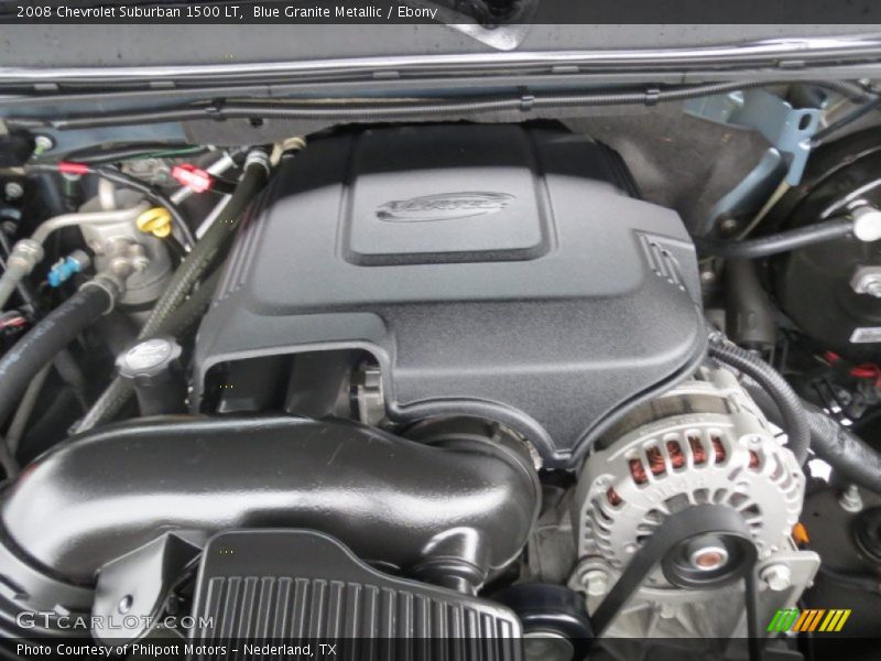 Blue Granite Metallic / Ebony 2008 Chevrolet Suburban 1500 LT