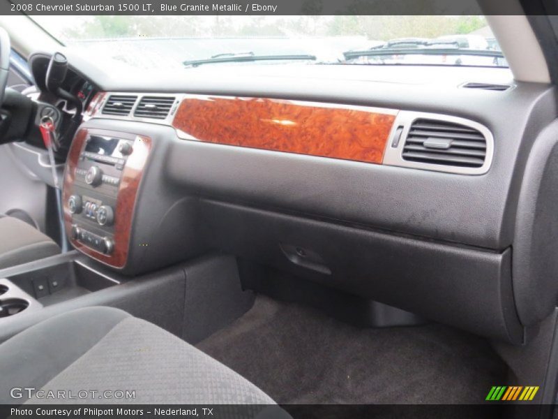 Blue Granite Metallic / Ebony 2008 Chevrolet Suburban 1500 LT