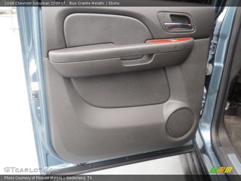 Blue Granite Metallic / Ebony 2008 Chevrolet Suburban 1500 LT
