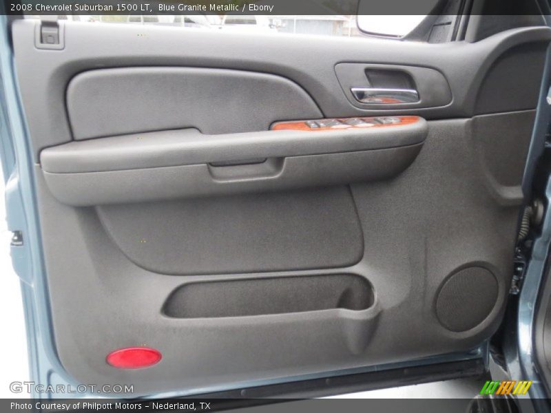 Blue Granite Metallic / Ebony 2008 Chevrolet Suburban 1500 LT