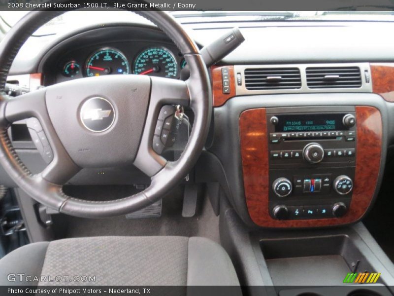Blue Granite Metallic / Ebony 2008 Chevrolet Suburban 1500 LT