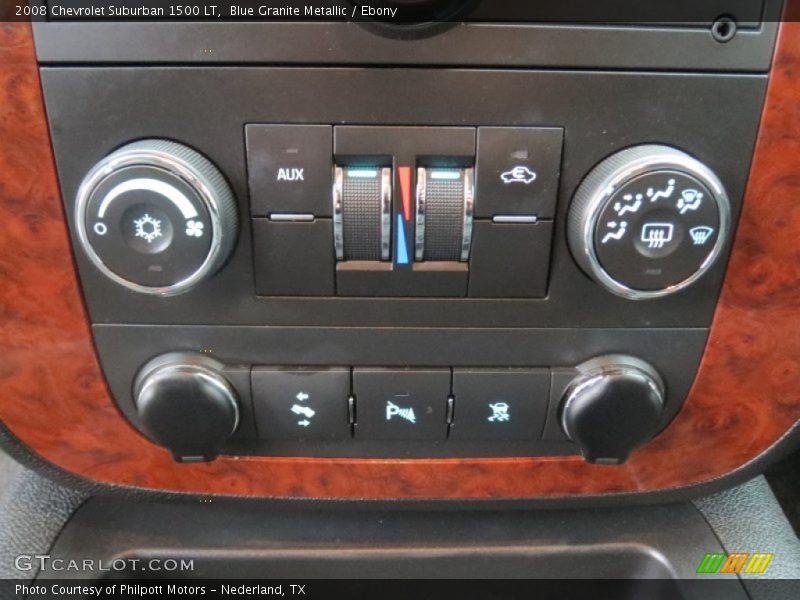 Blue Granite Metallic / Ebony 2008 Chevrolet Suburban 1500 LT