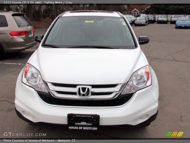 Taffeta White / Gray 2010 Honda CR-V EX AWD