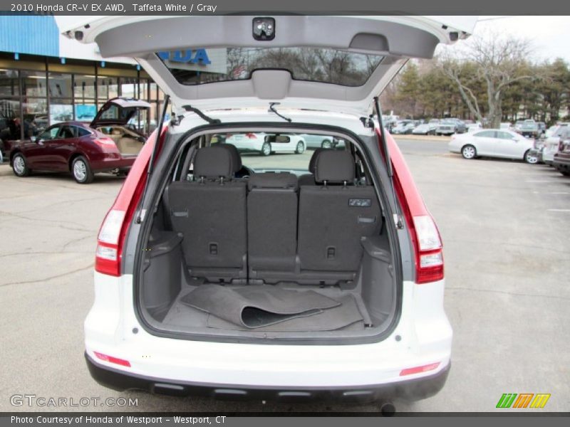 Taffeta White / Gray 2010 Honda CR-V EX AWD