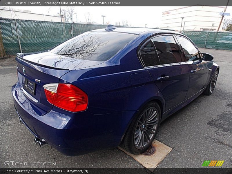 Interlagos Blue Metallic / Silver Novillo Leather 2008 BMW M3 Sedan