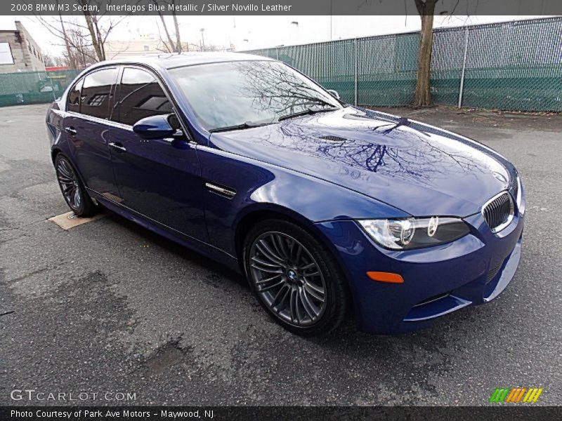 Interlagos Blue Metallic / Silver Novillo Leather 2008 BMW M3 Sedan