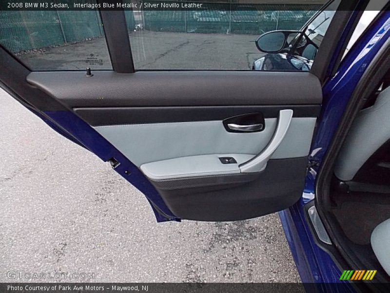 Interlagos Blue Metallic / Silver Novillo Leather 2008 BMW M3 Sedan