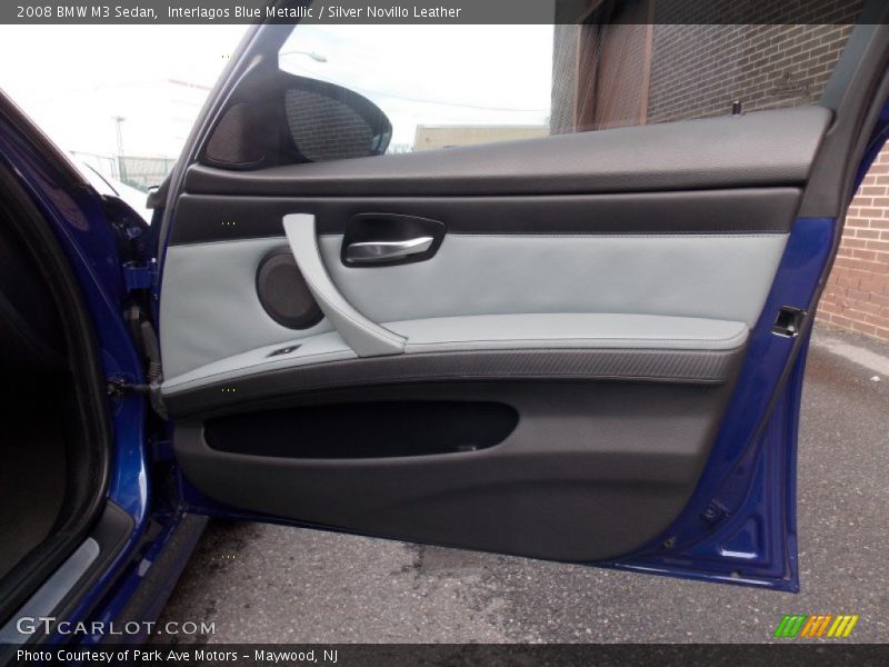 Interlagos Blue Metallic / Silver Novillo Leather 2008 BMW M3 Sedan
