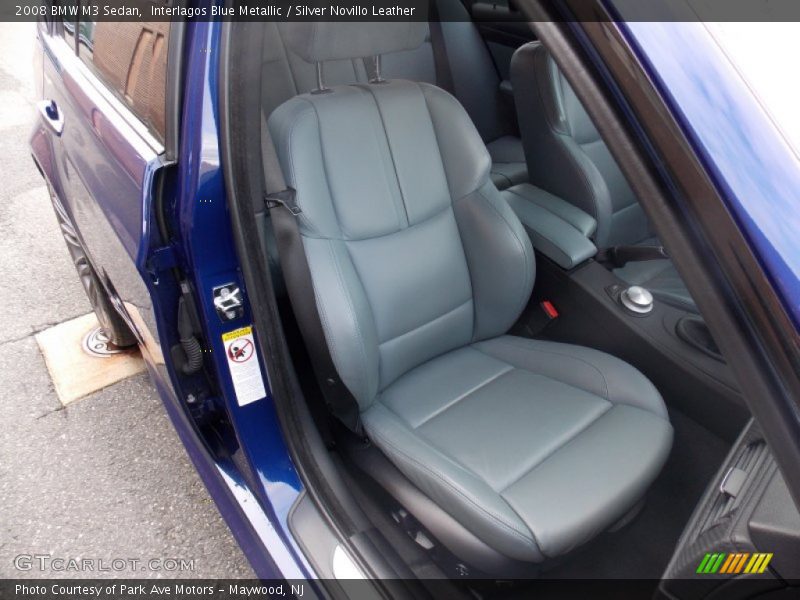 Interlagos Blue Metallic / Silver Novillo Leather 2008 BMW M3 Sedan
