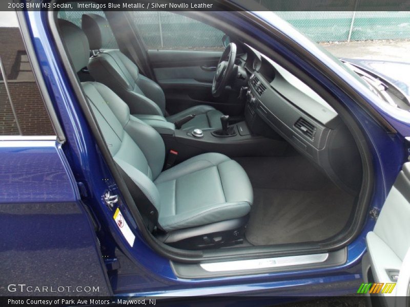 Interlagos Blue Metallic / Silver Novillo Leather 2008 BMW M3 Sedan