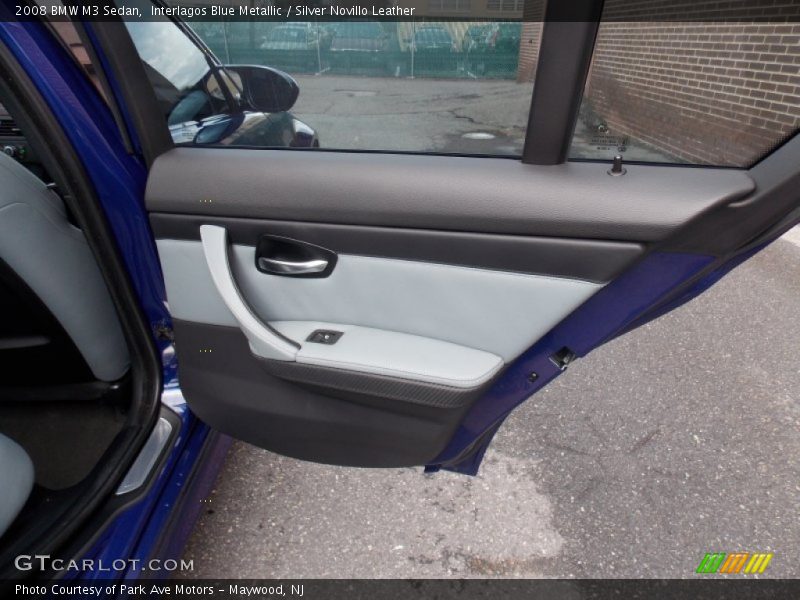 Interlagos Blue Metallic / Silver Novillo Leather 2008 BMW M3 Sedan