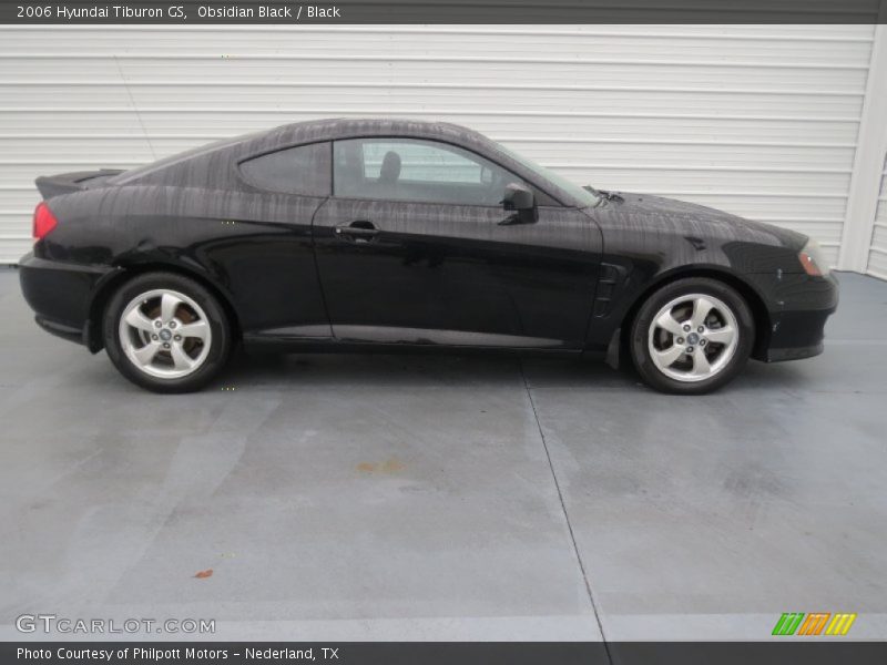 Obsidian Black / Black 2006 Hyundai Tiburon GS
