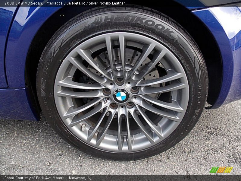 Interlagos Blue Metallic / Silver Novillo Leather 2008 BMW M3 Sedan