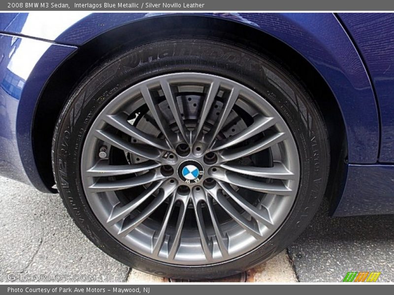 Interlagos Blue Metallic / Silver Novillo Leather 2008 BMW M3 Sedan