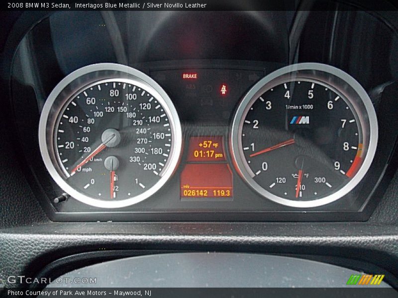 Interlagos Blue Metallic / Silver Novillo Leather 2008 BMW M3 Sedan