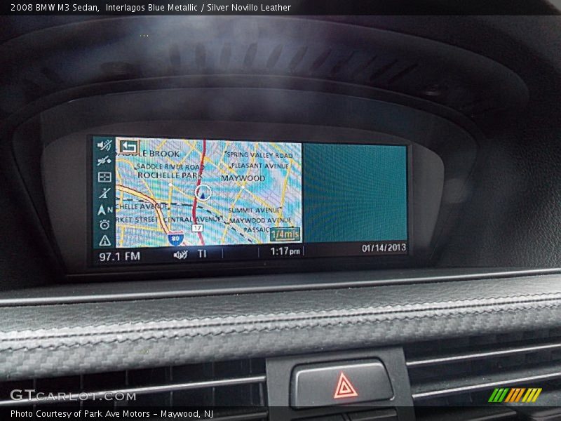 Interlagos Blue Metallic / Silver Novillo Leather 2008 BMW M3 Sedan