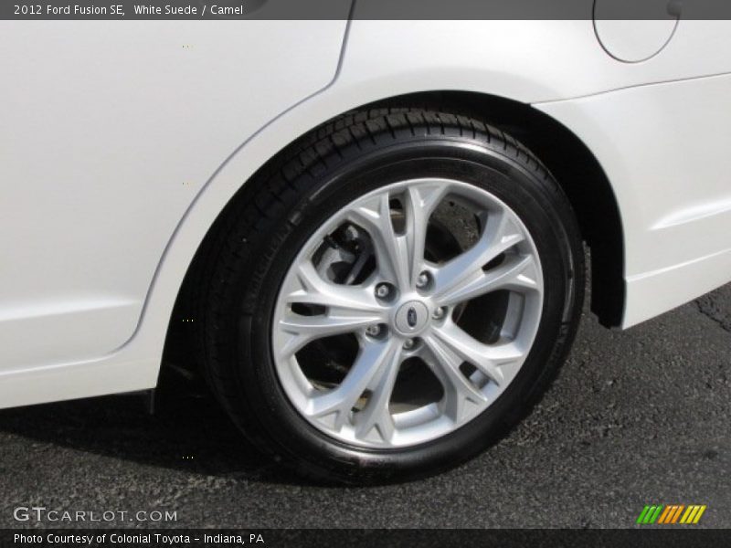 White Suede / Camel 2012 Ford Fusion SE