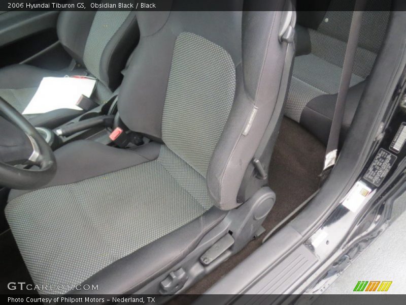 Obsidian Black / Black 2006 Hyundai Tiburon GS