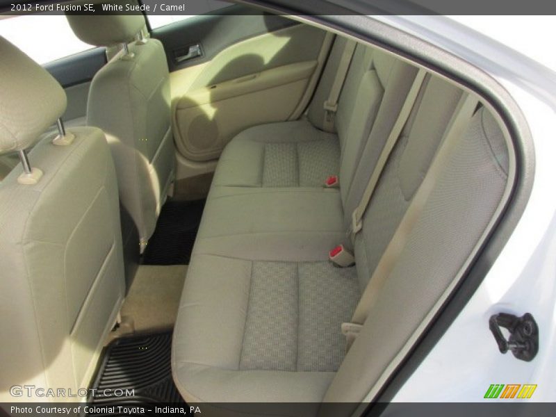 White Suede / Camel 2012 Ford Fusion SE