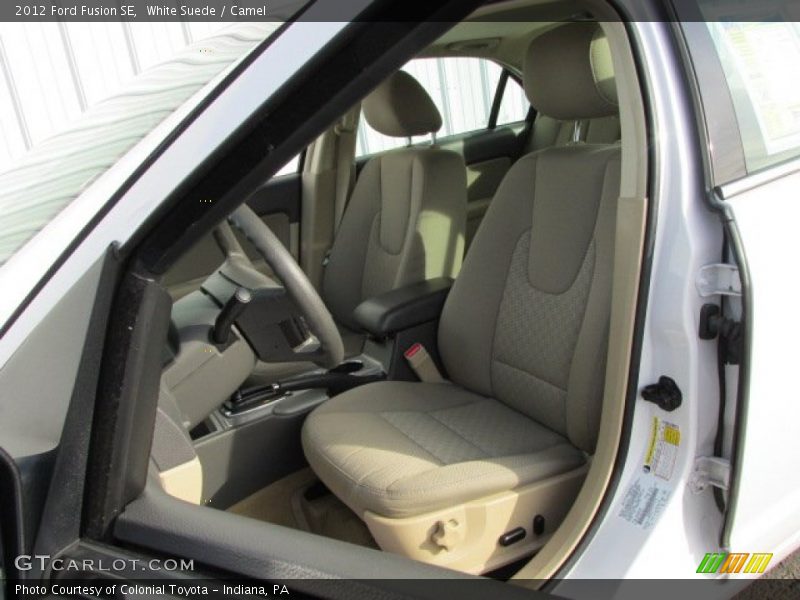 White Suede / Camel 2012 Ford Fusion SE