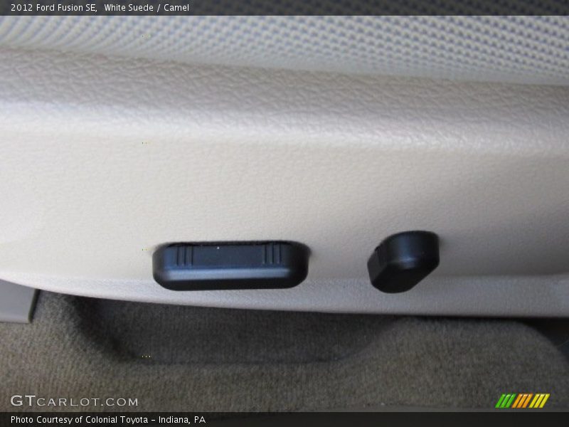 White Suede / Camel 2012 Ford Fusion SE