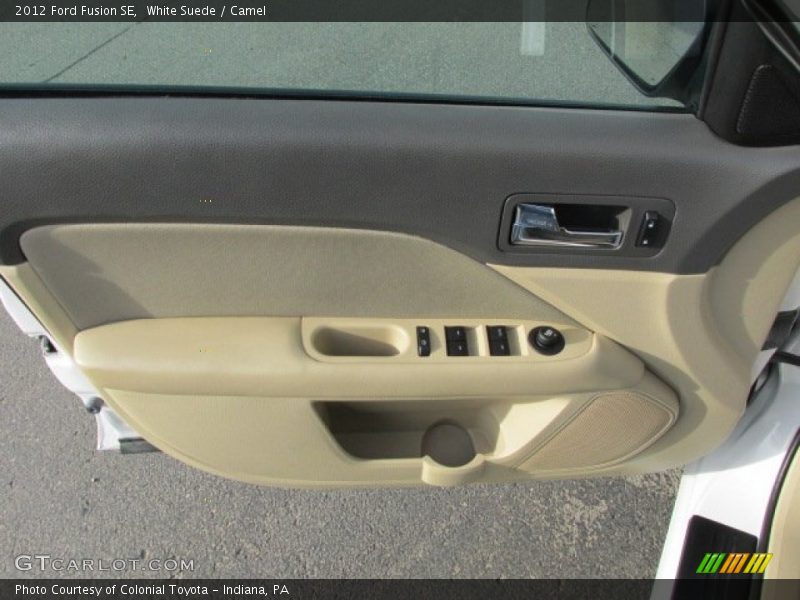 White Suede / Camel 2012 Ford Fusion SE