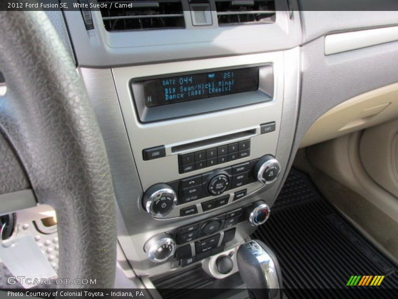 White Suede / Camel 2012 Ford Fusion SE