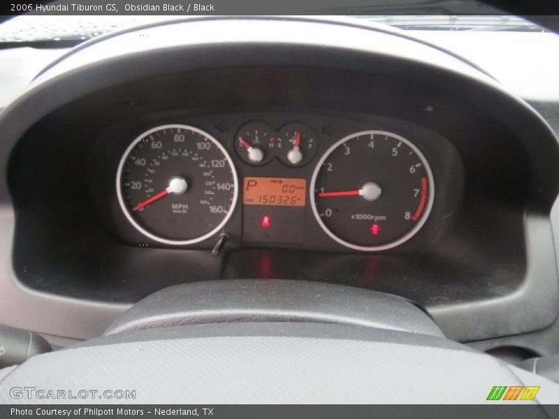 Obsidian Black / Black 2006 Hyundai Tiburon GS