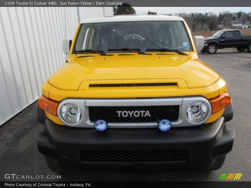 Sun Fusion Yellow / Dark Charcoal 2008 Toyota FJ Cruiser 4WD