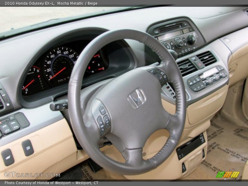 Mocha Metallic / Beige 2010 Honda Odyssey EX-L