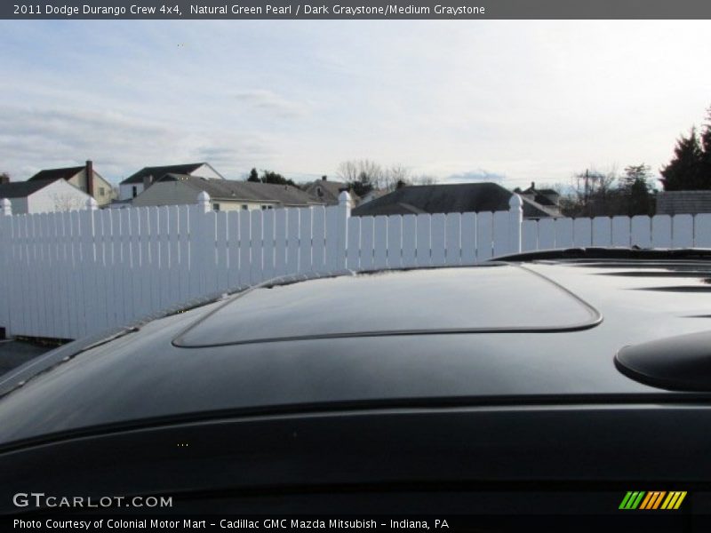 Natural Green Pearl / Dark Graystone/Medium Graystone 2011 Dodge Durango Crew 4x4
