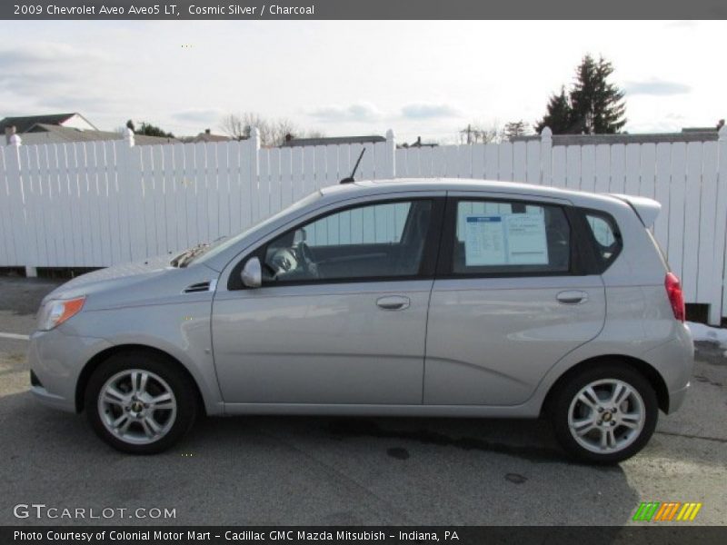 Cosmic Silver / Charcoal 2009 Chevrolet Aveo Aveo5 LT