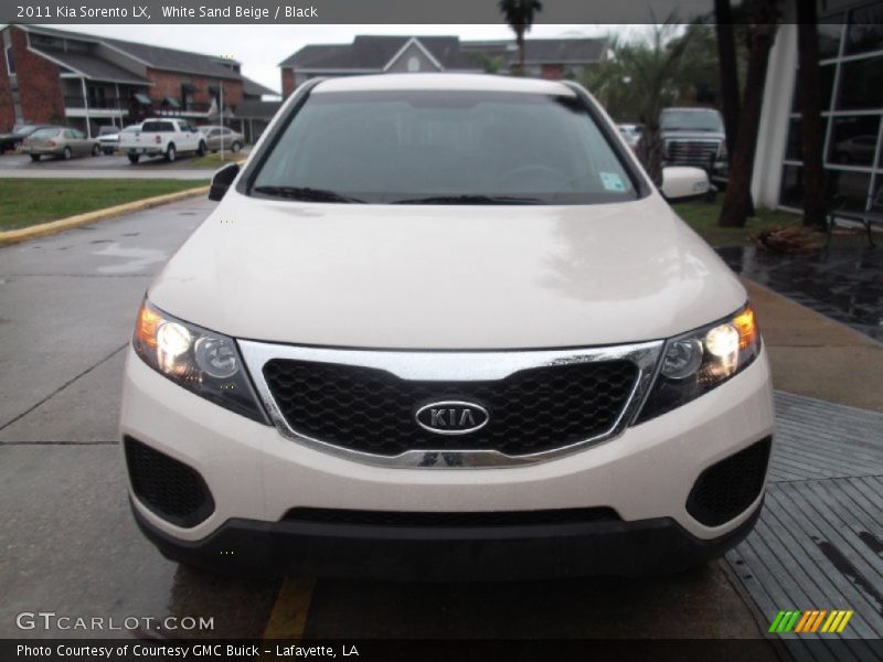White Sand Beige / Black 2011 Kia Sorento LX