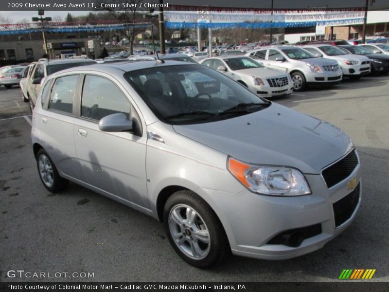Cosmic Silver / Charcoal 2009 Chevrolet Aveo Aveo5 LT