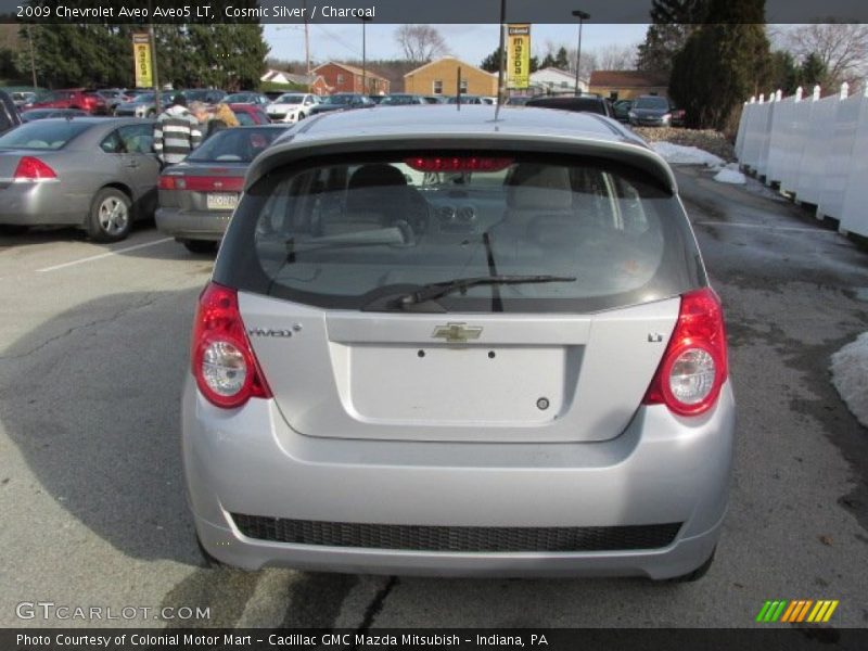 Cosmic Silver / Charcoal 2009 Chevrolet Aveo Aveo5 LT