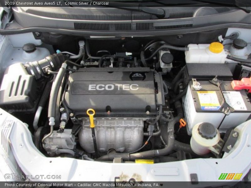Cosmic Silver / Charcoal 2009 Chevrolet Aveo Aveo5 LT