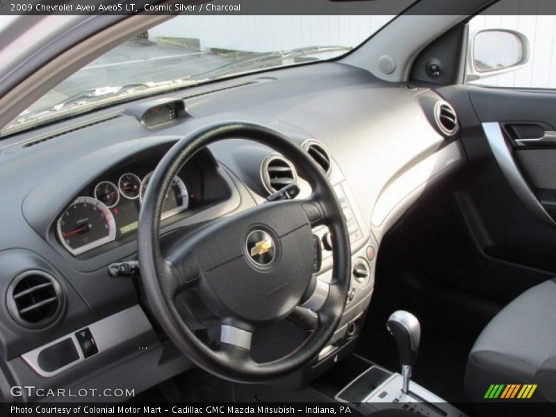 Cosmic Silver / Charcoal 2009 Chevrolet Aveo Aveo5 LT