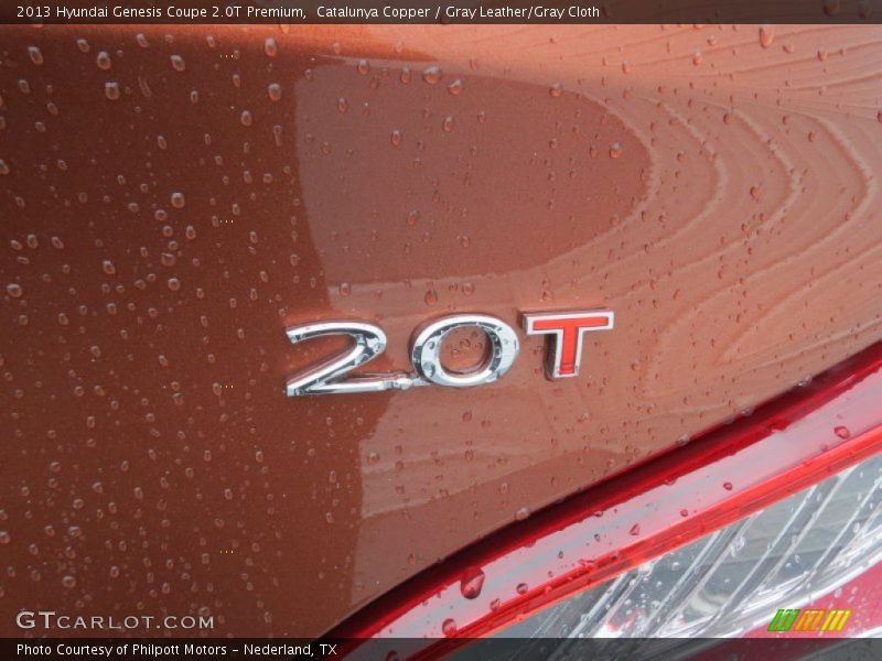 Catalunya Copper / Gray Leather/Gray Cloth 2013 Hyundai Genesis Coupe 2.0T Premium