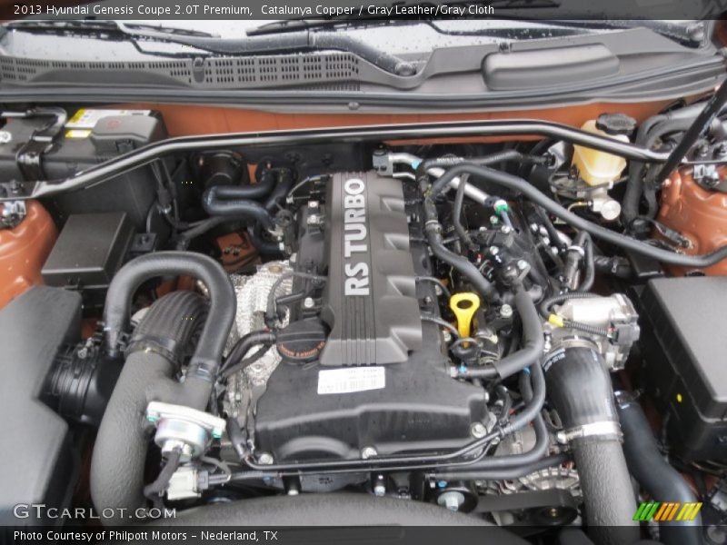  2013 Genesis Coupe 2.0T Premium Engine - 2.0 Liter Twin-Scroll Turbocharged DOHC 16-Valve Dual-CVVT 4 Cylinder