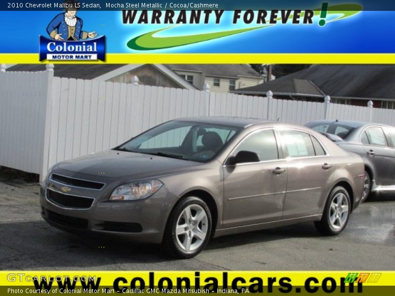 Mocha Steel Metallic / Cocoa/Cashmere 2010 Chevrolet Malibu LS Sedan