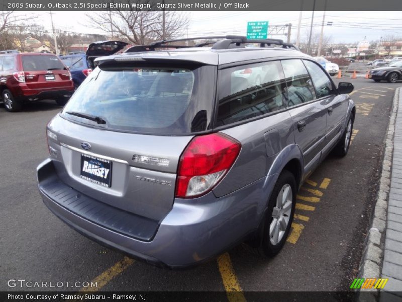 Quartz Silver Metallic / Off Black 2009 Subaru Outback 2.5i Special Edition Wagon